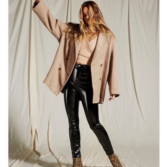 Free People Jackets & Blazers - Free People Hannah Slouchy Blazer in Camel Jacket size Small